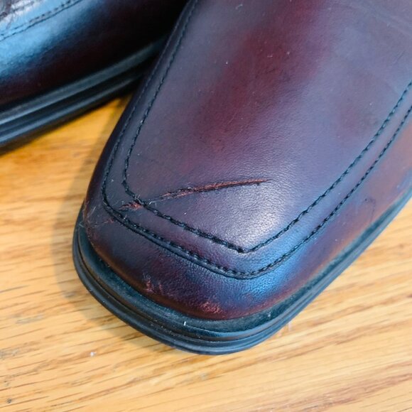 Magnanni Cognac Brown Leather Penny Loafers Size 9.5 M - Picture 8 of 16